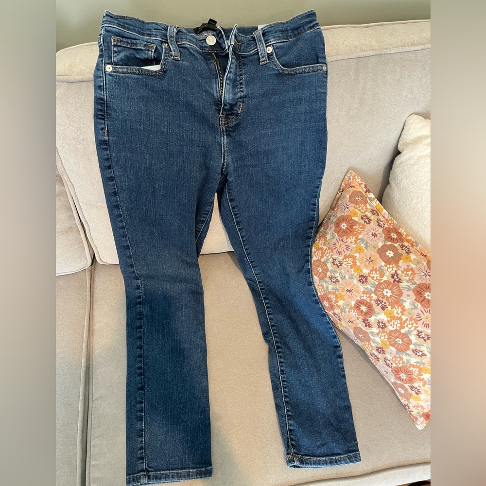 Banana Republic Dark Blue high rise slim Jeans